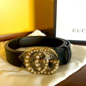 Gucci GG Pearl Marmont Belt | 95cm/35